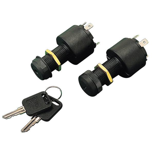 Sea-Dog Sea-Dog 420375-1 Poly 4-Position Key Switch with Cap - 4 Screw 420375-1